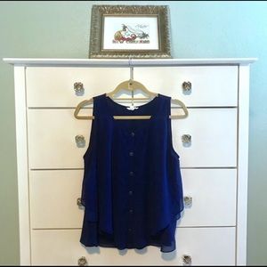 Tiered flowy tank top.